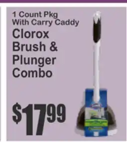 Almonte's Food Dynasty Marketplace Clorox Brush & Plunger Combo offer