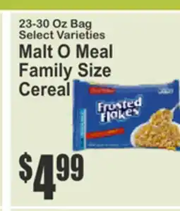 Almonte's Food Dynasty Marketplace Malt O Meal Family Size Cereal offer