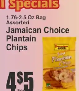 Almonte's Food Dynasty Marketplace Jamaican Choice Plantain Chips offer