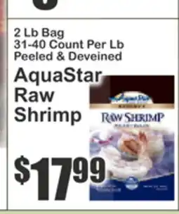 Almonte's Food Dynasty Marketplace AquaStar Raw Shrimp offer