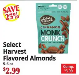 Ocean State Job Lot Select Harvest Flavored Almonds offer