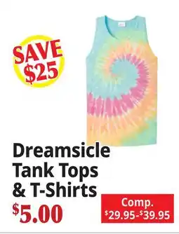 Ocean State Job Lot Dreamsicle Tank Tops & T-Shirts offer