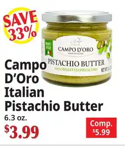 Ocean State Job Lot Campo D'Oro Italian Pistachio Butter offer