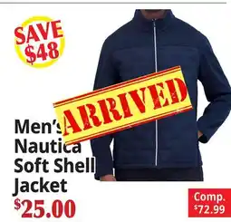 Ocean State Job Lot Men's Nautica Soft Shell Jacket offer