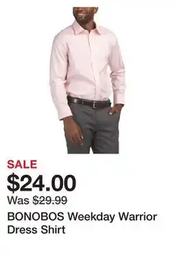 Marshalls BONOBOS Weekday Warrior Dress Shirt offer