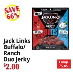 Ocean State Job Lot Jack Links Buffalo/ Ranch Duo Jerky offer