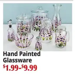 Ocean State Job Lot Hand Painted Glassware offer