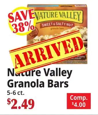 Ocean State Job Lot Nature Valley Granola Bars offer