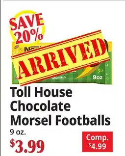 Ocean State Job Lot Toll House Chocolate Morsel Footballs offer