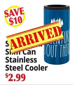 Ocean State Job Lot Studio Oh! Slim Can Stainless Steel Cooler offer