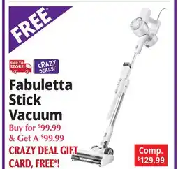 Ocean State Job Lot Fabuletta Stick Vacuum offer
