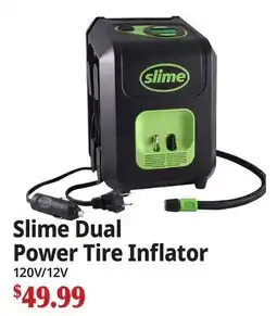 Ocean State Job Lot Slime Dual Power Tire Inflator offer