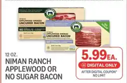 Kings Food Markets NIMAN RANCH APPLEWOOD OR NO SUGAR BACON offer