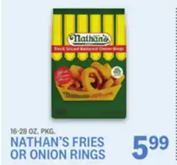 Kings Food Markets NATHAN'S FRIES OR ONION RINGS offer