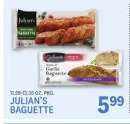 Kings Food Markets JULIAN'S BAGUETTE offer