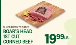 Kings Food Markets BOAR'S HEAD 1ST CUT CORNED BEEF offer