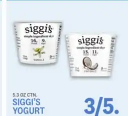 Kings Food Markets SIGGI'S YOGURT offer
