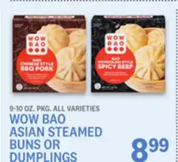 Kings Food Markets WOW BAO ASIAN STEAMED BUNS OR DUMPLINGS offer