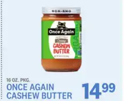 Kings Food Markets ONCE AGAIN CASHEW BUTTER offer