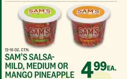 Kings Food Markets SAM'S SALSA-MILD, MEDIUM OR MANGO PINEAPPLE offer