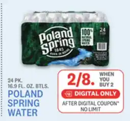 Kings Food Markets POLAND SPRING WATER offer