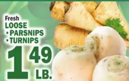 Bravo Supermarkets LOOSE PARSNIPS, TURNIPS offer