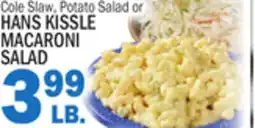 Bravo Supermarkets Hans Kissle Macaroni Salad offer