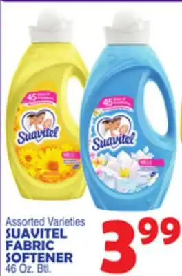 Bravo Supermarkets SUAVITEL FABRIC SOFTENER offer