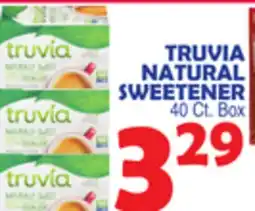 Bravo Supermarkets TRUVIA NATURAL SWEETENER offer