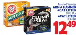 Bravo Supermarkets ARM & HAMMER CAT LITTER, 20 lb. Box offer