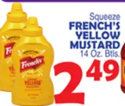 Bravo Supermarkets FRENCH'S YELLOW MUSTARD offer