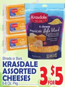Bravo Supermarkets KRASDALE ASSORTED CHEESES offer