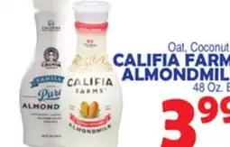 Bravo Supermarkets CALIFIA FARMS ALMONDMILK offer