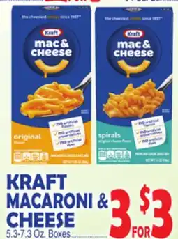 Bravo Supermarkets KRAFT MACARONI & CHEESE offer