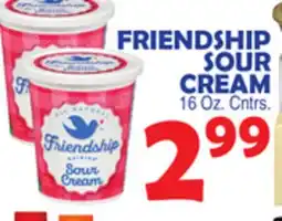 Bravo Supermarkets FRIENDSHIP SOUR CREAM offer