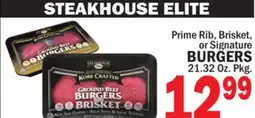Bravo Supermarkets STEAKHOUSE ELITE BURGERS offer