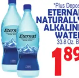 Bravo Supermarkets ETERNAL NATURALLY ALKALINE WATER offer