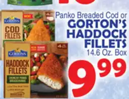 Bravo Supermarkets GORTON'S HADDOCK FILLETS offer