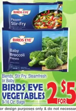 Bravo Supermarkets BIRDS EYE VEGETABLES offer
