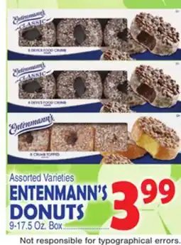 Bravo Supermarkets ENTENMANN'S DONUTS offer
