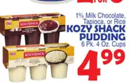 Bravo Supermarkets KOZY SHACK PUDDING offer