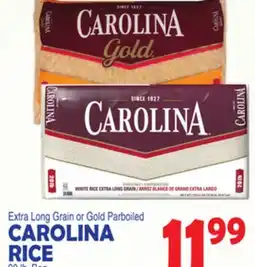 Bravo Supermarkets CAROLINA RICE 20 lb. Bag offer