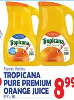Bravo Supermarkets TROPICANA PURE PREMIUM ORANGE JUICE offer
