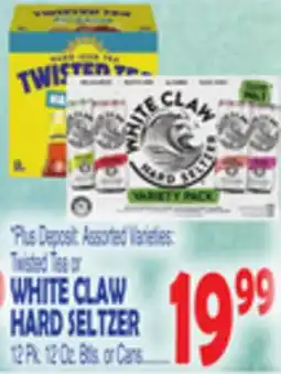 Bravo Supermarkets WHITE CLAW HARD SELTZER offer