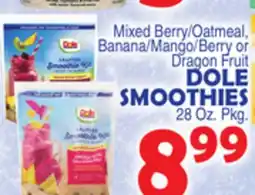 Bravo Supermarkets DOLE SMOOTHIES offer