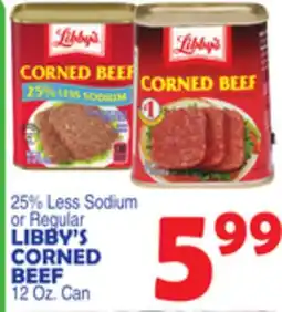 Bravo Supermarkets LIBBY'S CORNED BEEF offer