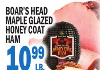 Bravo Supermarkets BOAR'S HEAD MAPLE GLAZED HONEY COAT HAM offer