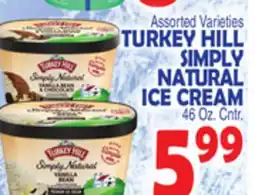 Bravo Supermarkets Turkey Hill Simply Natural Ice Cream offer