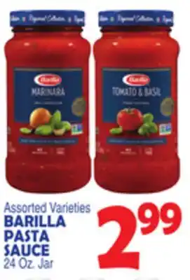 Bravo Supermarkets BARILLA PASTA SAUCE offer