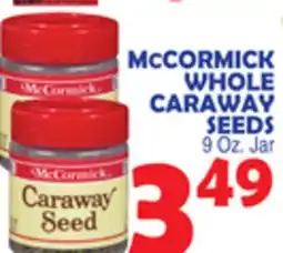 Bravo Supermarkets MCCORMICK WHOLE CARAWAY SEEDS offer